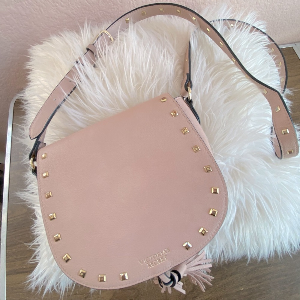 Victorias Secret Dusty Pink Purse with Tassle🎀💄🩰👛💞